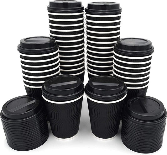 Insulated Ripple Coffee Cups Lids