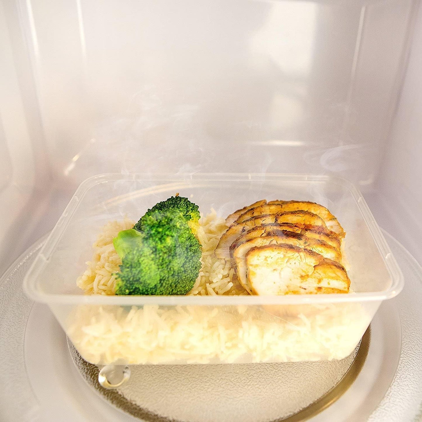 Clear Food Storage Containers 500ml Lids
