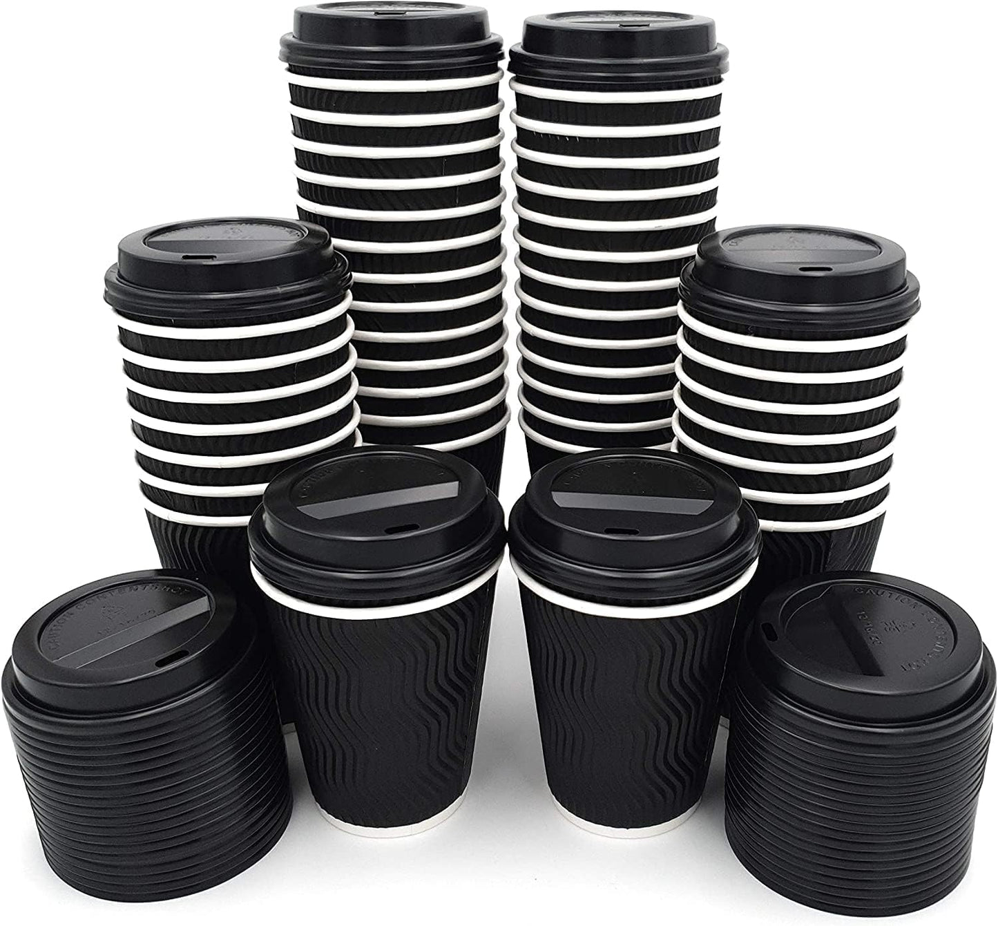 Insulated Ripple Coffee Cups Lids