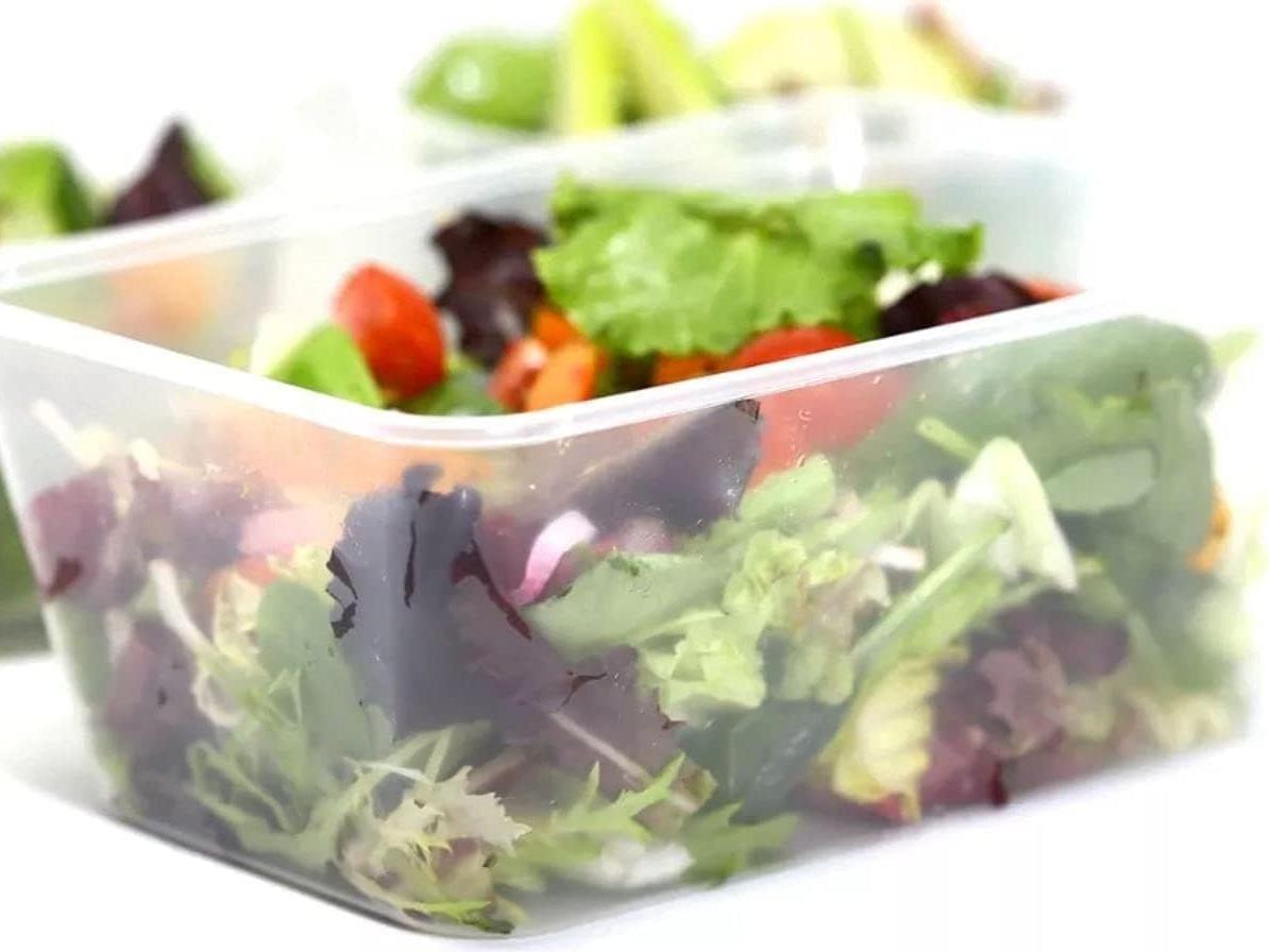 Clear Food Storage Containers 500ml Lids