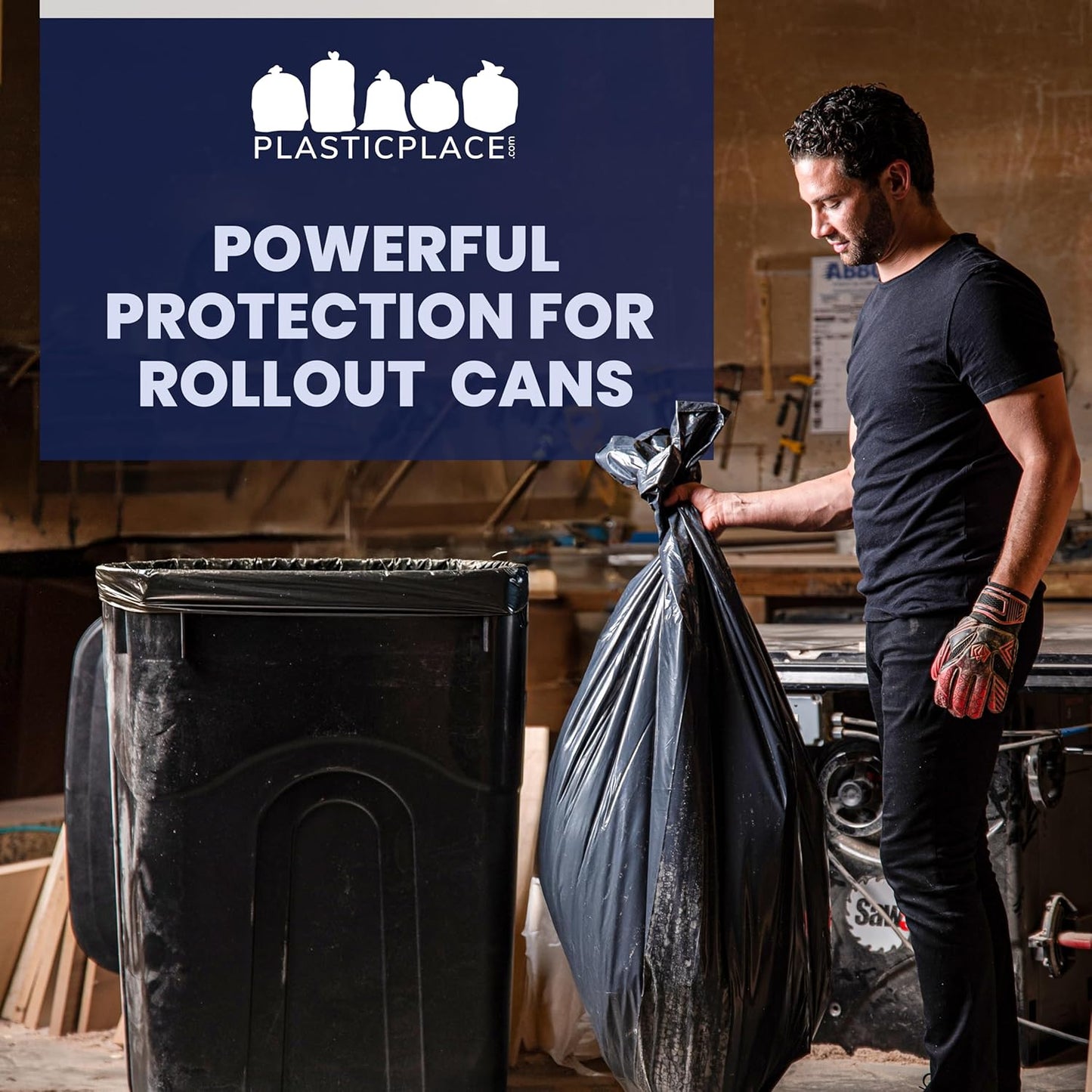 Ultra Heavy Duty Black Bin Bags