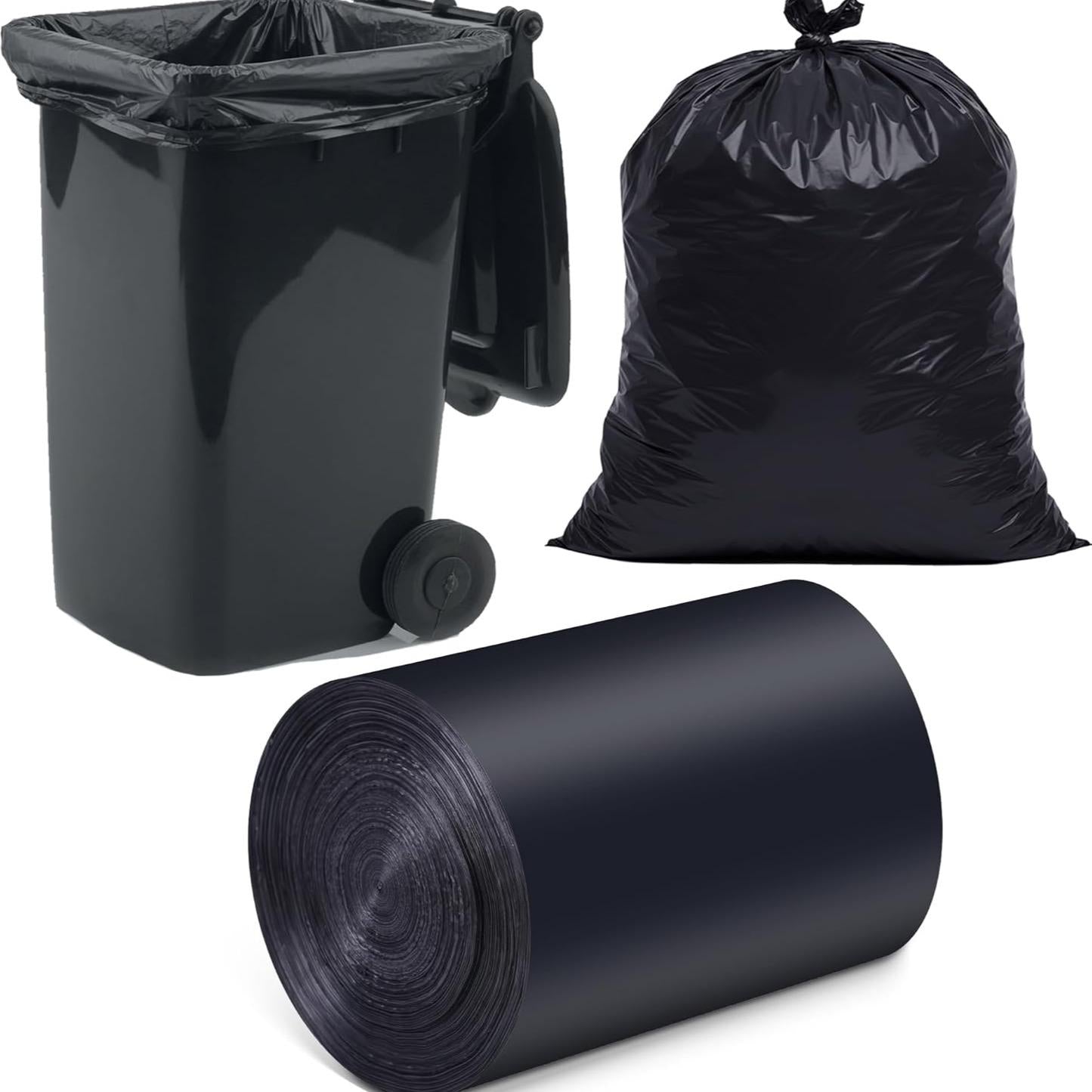 Ultra Heavy Duty Black Bin Bags