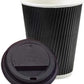 Insulated Ripple Coffee Cups Lids