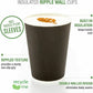Insulated Ripple Coffee Cups Lids
