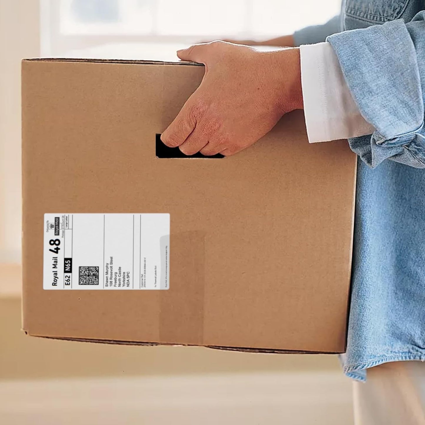 Thermal Shipping Labels 100x150mm Roll