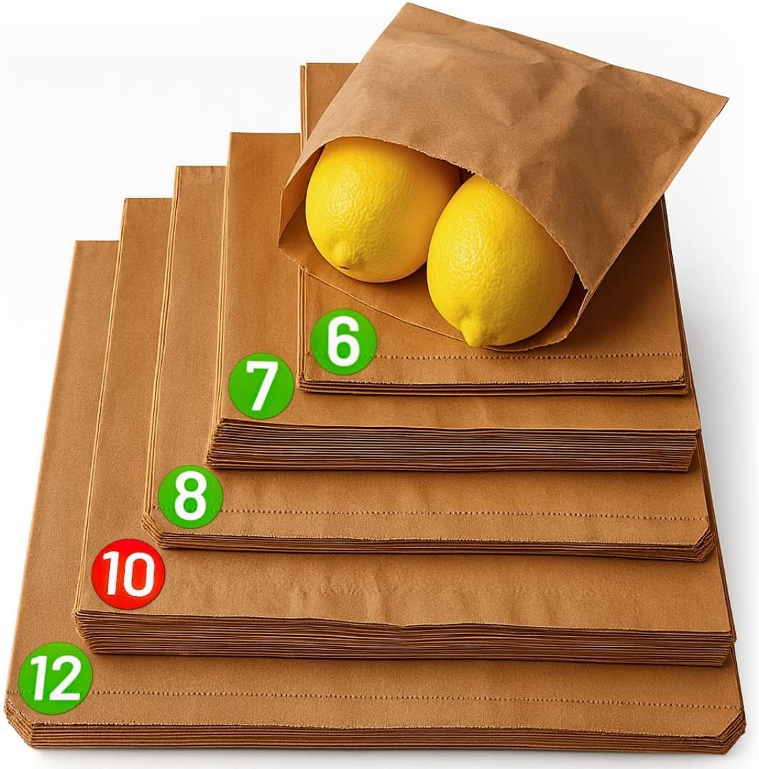 Eco Kraft Handle Carrier Bags