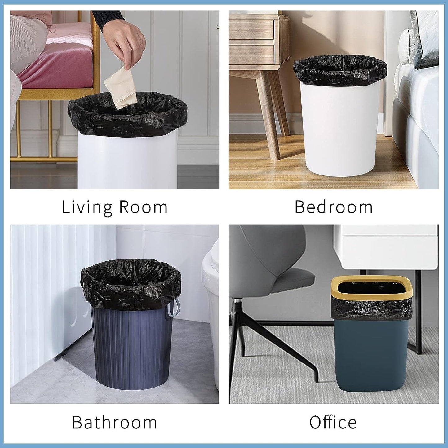 Heavy Duty 100L Black Bin Bags